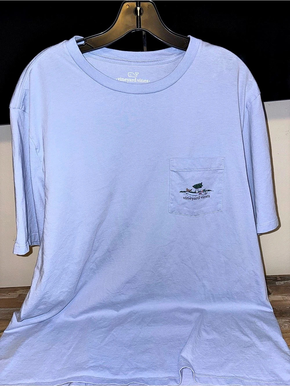 Vineyard Vines Lighthouse Graphic Pocket Tee XL Like New